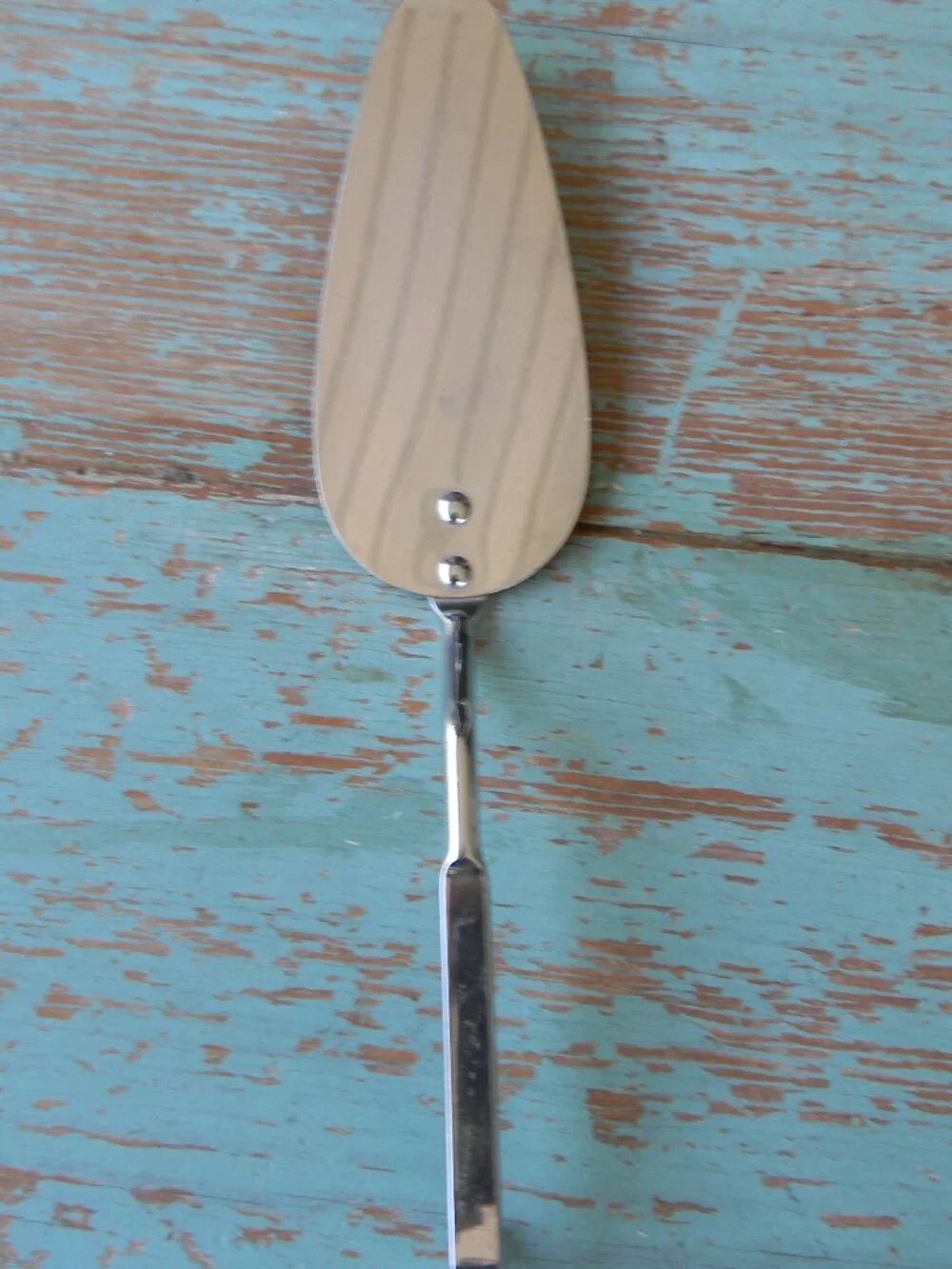 VTG Serving Spatula Heller Hostess-Ware Chrome  Utensil Made in Italy MCM